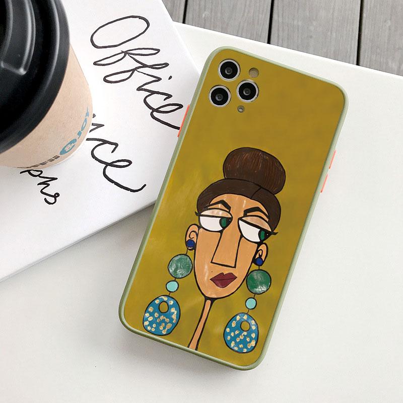 Picasso Abstract Art Painting Phone Case For iPhone 15 11 12 13 14 Pro MAX Mini 17 16 Pro Max Plus Shockproof Back Cover Fundas
