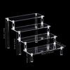Acrylic Multi-layer Trapezoidal Display Stand for Figures & Jewelry
