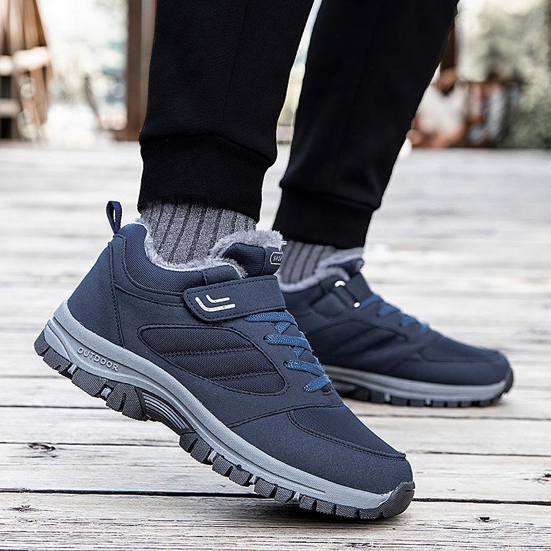 Elderly shoes men's and women's mother shoes autumn casual sports shoes middle-aged and elderly cotton walking shoes father shoes
