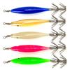 10Pcs Shrimp Lure Bait Squid Jig 3.6g Luminous Squid Jig Octopus Cuttlefish Hook Glow Jig Hooks for Saltwater Fishing