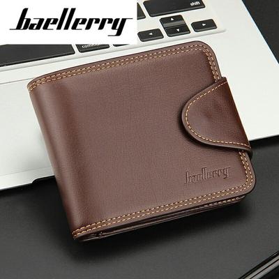 Carteras cortas Vintage, tarjetero de moda para hombre, monedero de negocios, cartera GZW