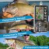 FTK 45PCS Soft Fishing Lures Kit Silicone Lure Set Artificial Bait Worm with Crank Jig Head Hook Fishing Tackle Set with Box