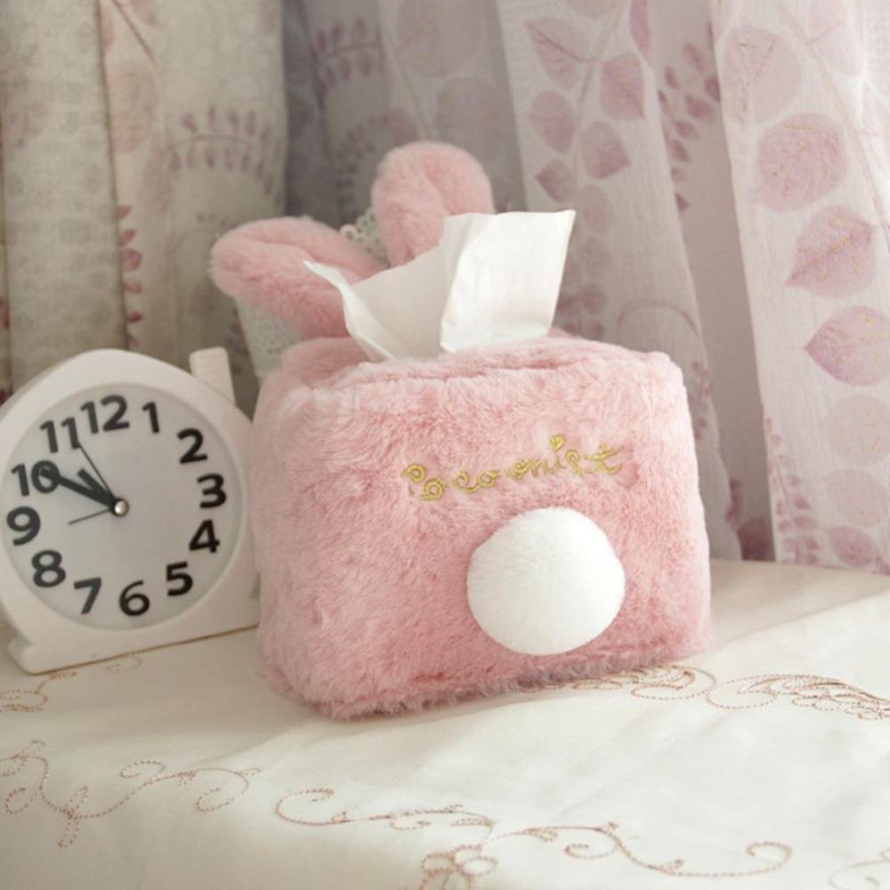 Car Napkin Paper Container Tissues Storage Box Napkin Case Tissue Cover Cartoon Napkin Holder