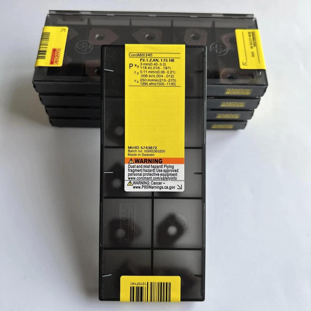 R245-12T3E-W 1030 /Carbide CNC Blade 10 PCS