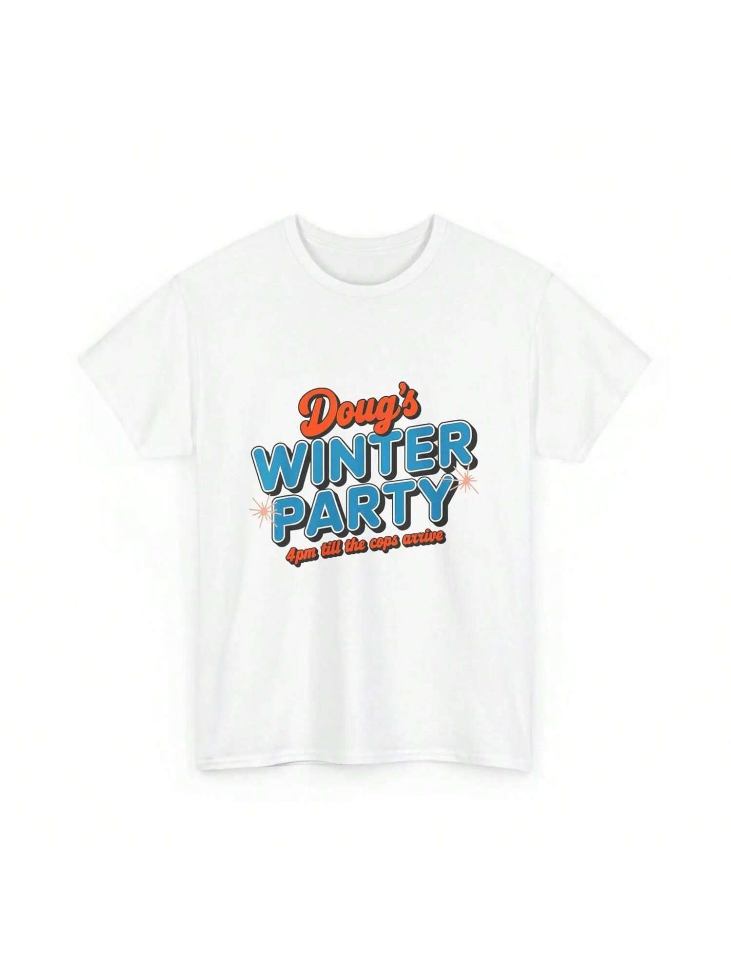 February 15th 2025 Doug s Winter Party T Shirt Celebrate S разноцветный