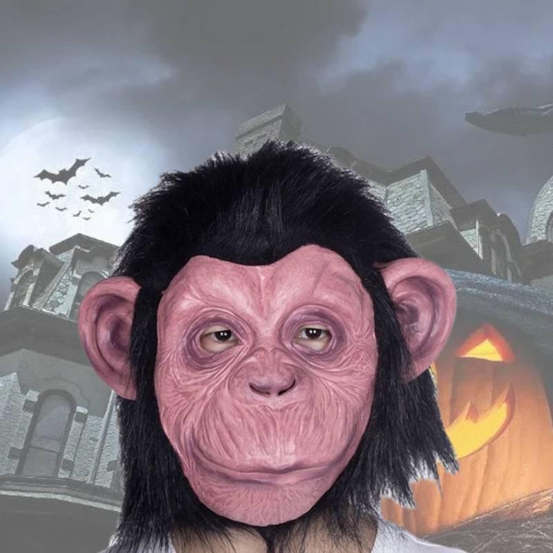 Realistic Latex Monkey King Mask For Halloween And Costume Parties Scary Gorilla Design