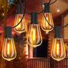 Outdoor Light String,String Lights With St38 Bulbs,Warm White,Waterproof Outdoor String Lights For Garden,Party, Terrace