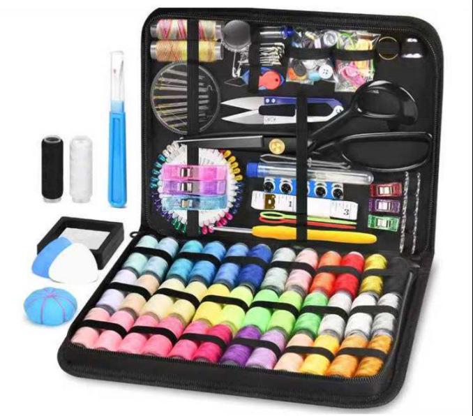 Kit de cusut portabil cu 86 de piese cu geantă din pânză Oxford