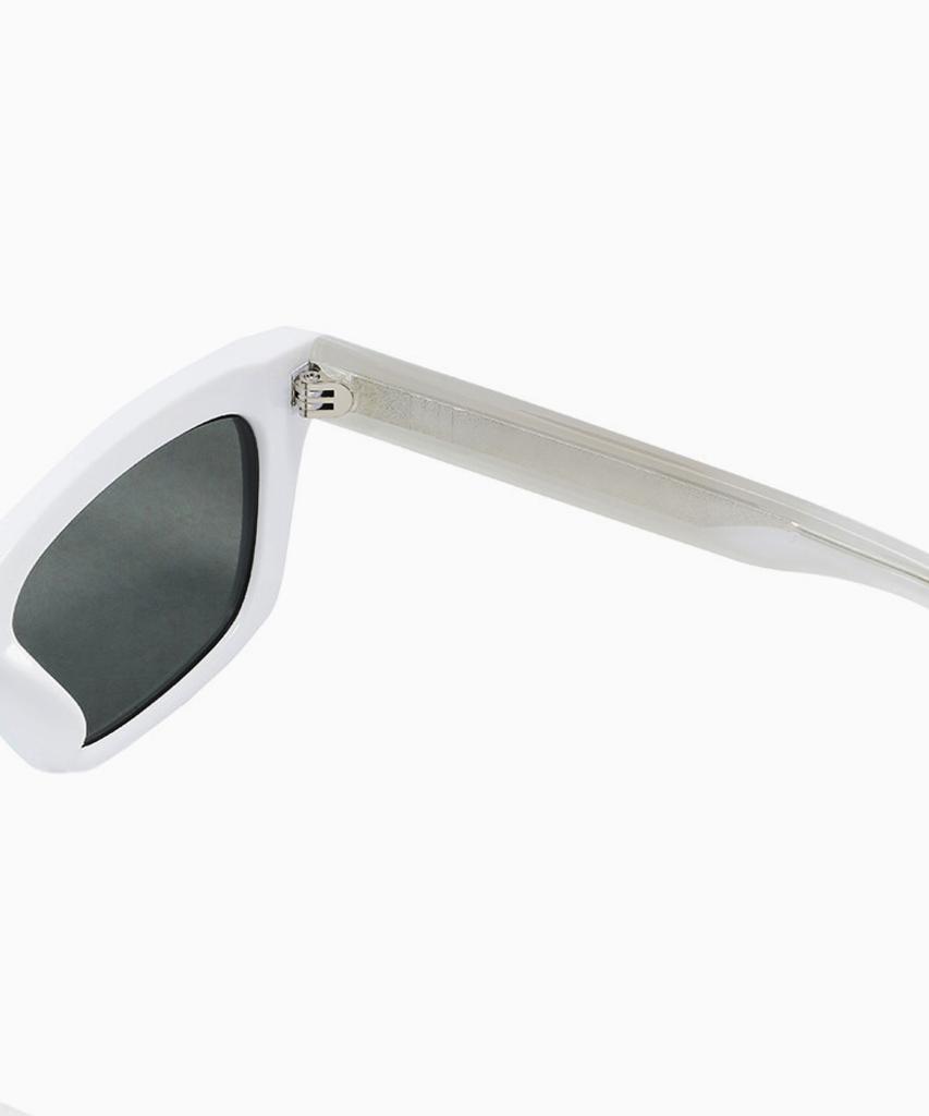 Hangeul Square Sunglasses White