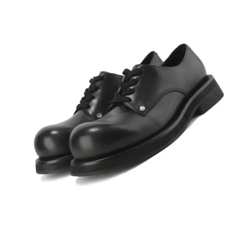 Original Design New British Style Patent Leather Men Shoes Black Hombre Height increasing shoes Lace-Up Business Casual