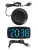 Digital Desk Clock with USB Charging Adjustable Brightness Snooze Function and Vibration Alarm for Heavy Sleepers