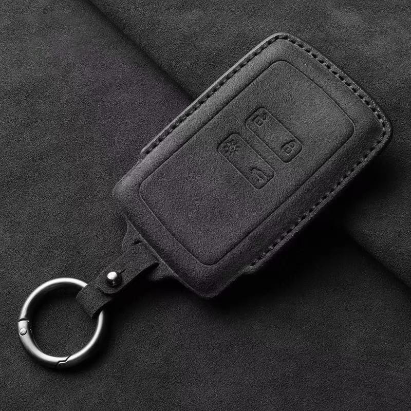 

For Renault Koleos Kadjar Clio Captur Megane Talisman Espace Zoe Scenic 4 Arkana Dacia Sandero Leather Car Key Case Cover Shell