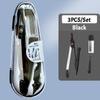3/9PCS Eraser Pencil Compass Kit Transparent Measuring Ruler Multi-Function Ruler Set  School Office