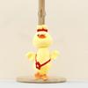 Duck Plush Toy Bow Decoration Doll Keychains Backpack Pendant Holiday Gifts