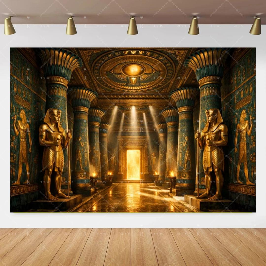 

Egyptian Pyramids Theme Background Pillars Desert Sphinx of Egypt Backdrop Home Decoration Portrait Photography Banner Prop Gift 120X90CM