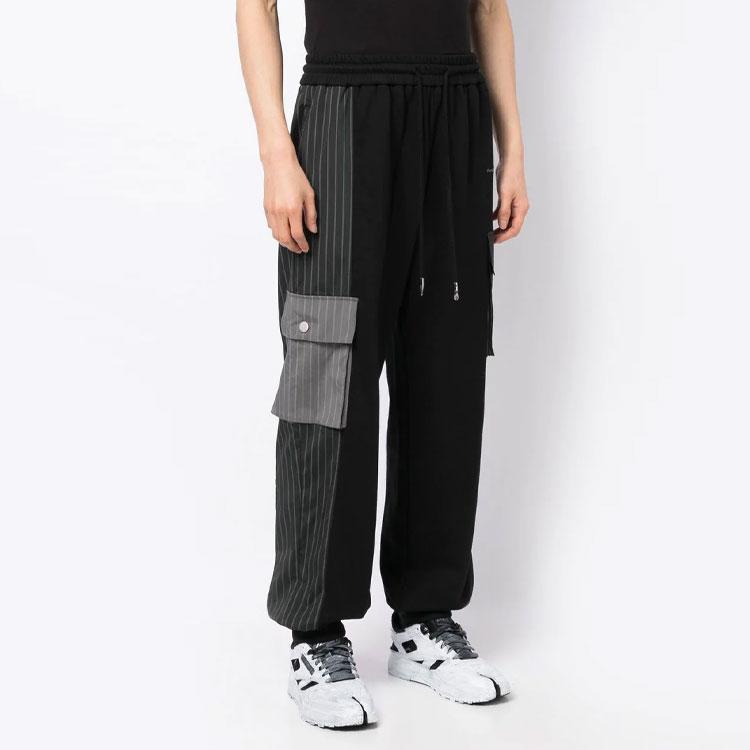 Feng Chen Wang Cargo Panelled Trousers FMS15TR11BLACK