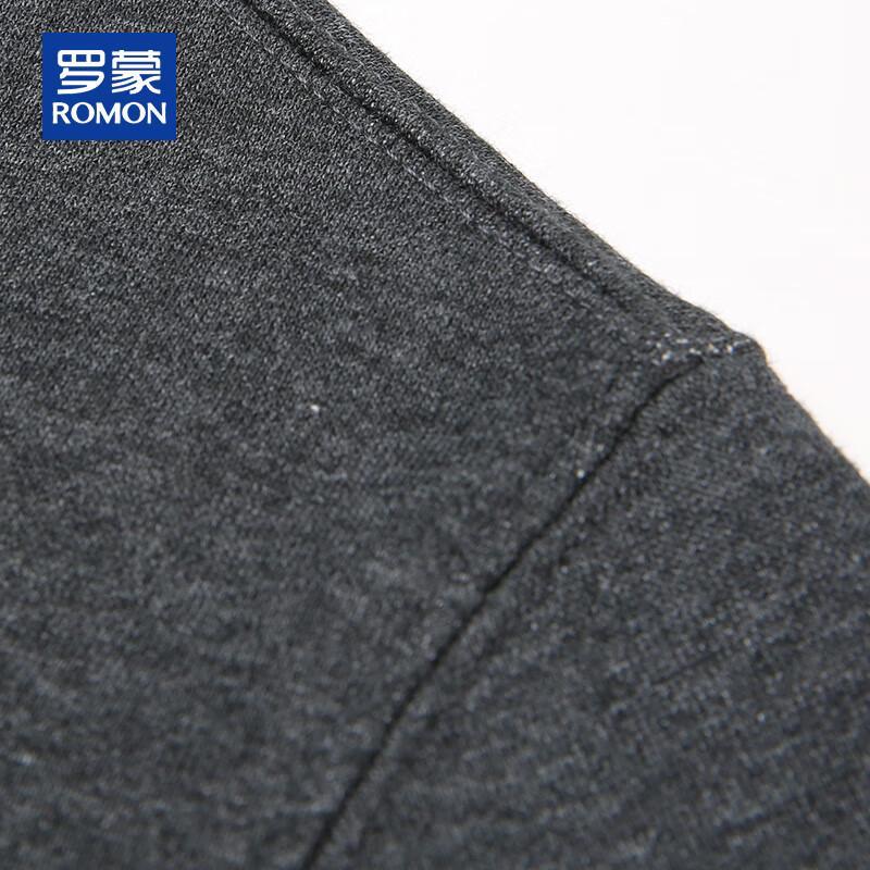 ROMON Men's Loose-Fit Hooded Zipper Sweatshirt Jacket