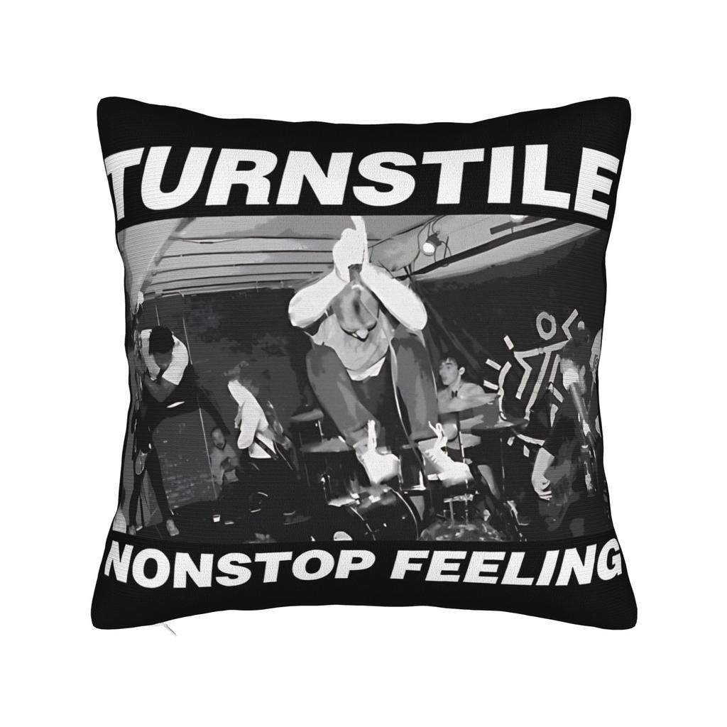 Decorative Pillow Covers Turnstile Rock Band Tour Merchandise Living Room  Throw Pillow Case Cover Square Multiple Sizes