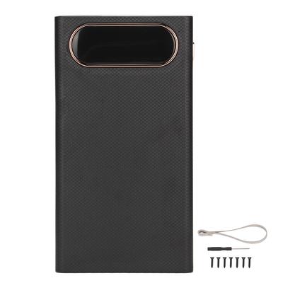 10W DIY 18650 Portable Power Bank Case L12 Mobile Battery Charger 12 Batteries Capacity with 2 LED