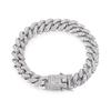 G-Overshare Fashion Street Rap Shining Full Diamond Cuban Necklace Ins Men & Women Trendy Hip Hop Clavicle Chain