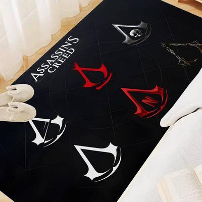 A-Assassin C-Creed Spiel Fußmatte Waschbar Rutschfest Wohnzimmer Sofas Stühle Bereichsmatte Küchen-Fußmatte Teppich