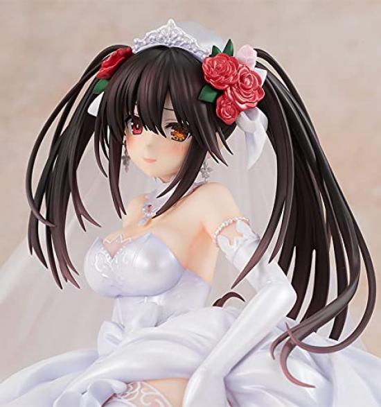 KDcolle Date A Live Original Version Kurumi Tokisaki Wedding Dress Ver. 17 Scale PVC Painted Complete Figure with Dedicated Base