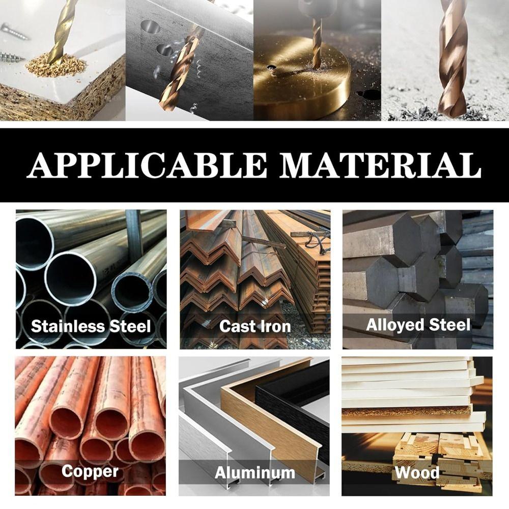 Hexagonal Handle Electric Drill 1.5-6.5mm Wood Drilling New Twist Drill