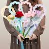 5Pcs Single Flower Wrapper Handheld Flower Card Bouquet Wrapping Box Flower Arrangement Bag For Valentine'S Day Mother'S Day