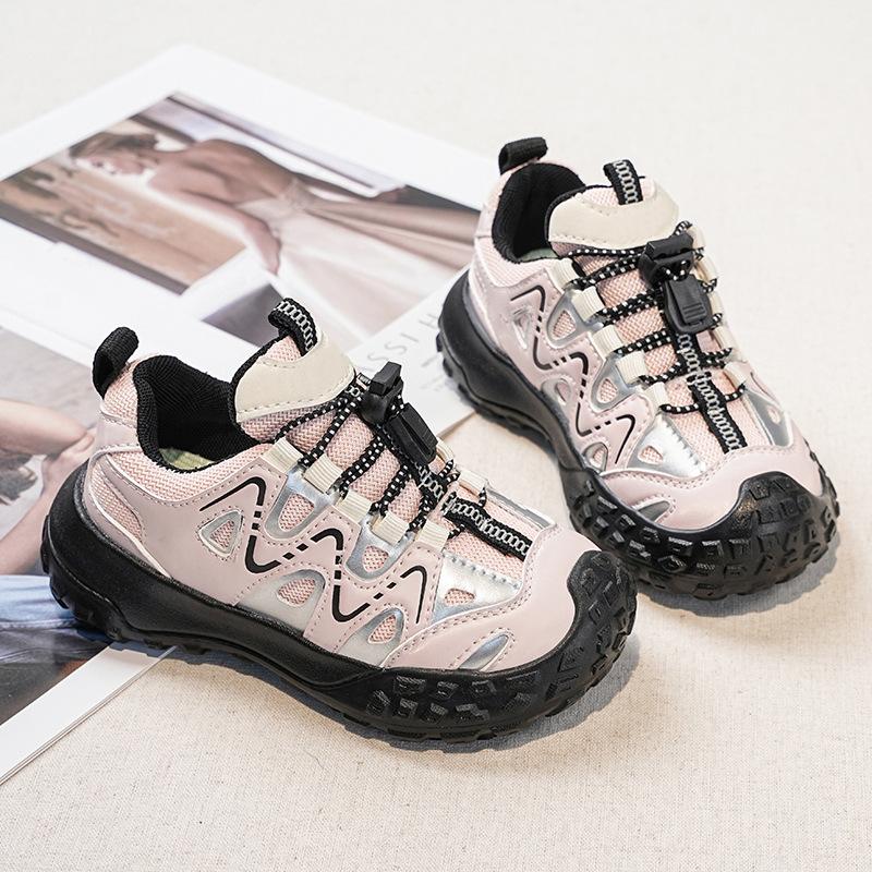 Stilvolle Kinder-Laufschuhe mit Reifensohle, herbstliche Slip-On-Freizeitschuhe für Mädchen, Jungenschuhe, trendige Schuhe