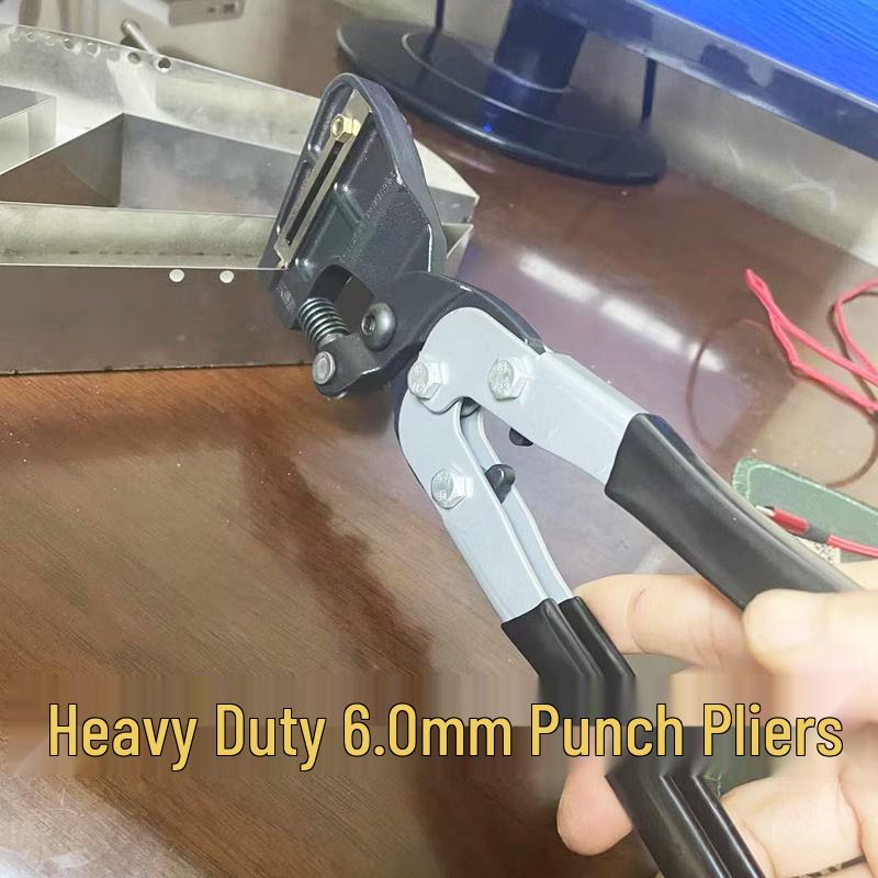 Heavy-Duty Industrial Metal Hole Punch Pliers Standard