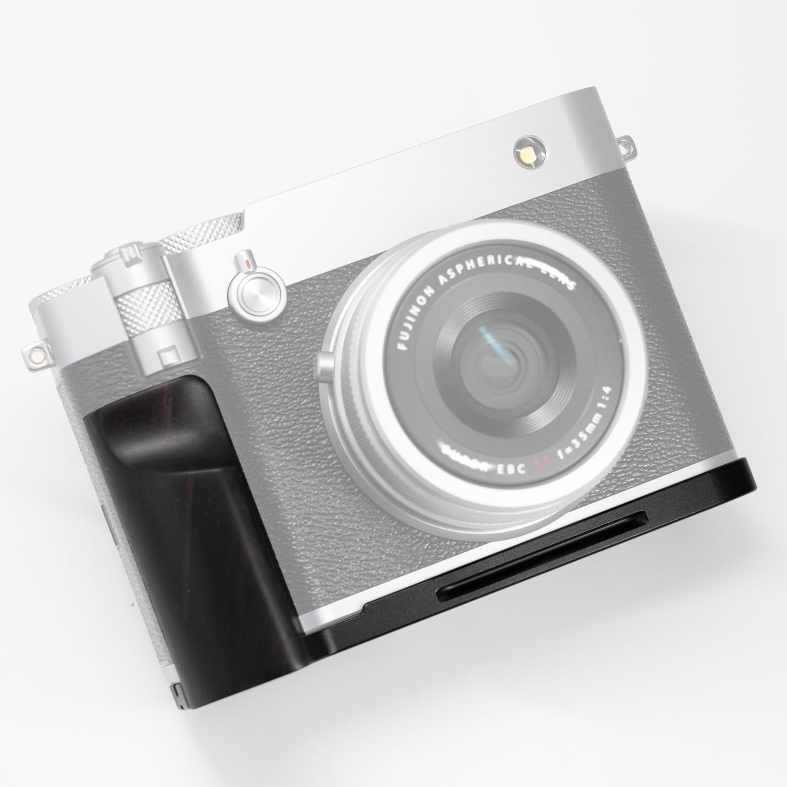 

Iborrys Premium Solid Wood Camera Compatible with FUJIFILM and Fuji GFX100RF with Dedicated Quick Release Plate and Premium Retro Natural Wood Handle