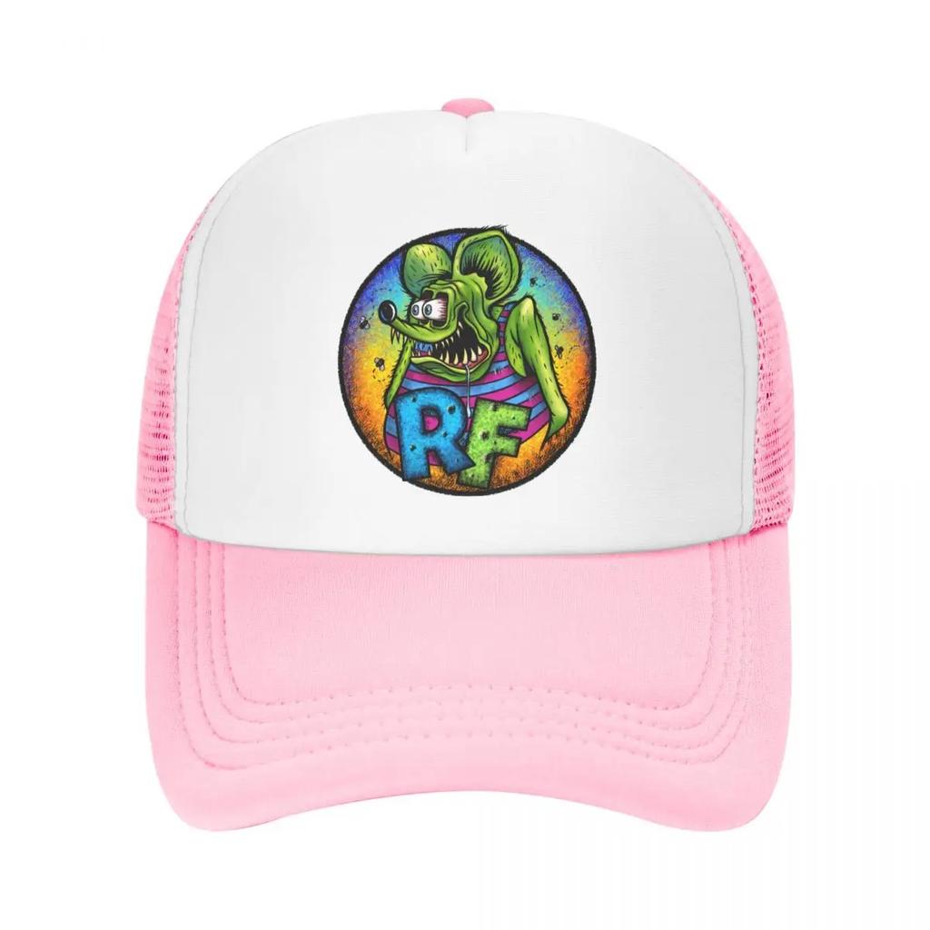 Personalisierte Anime Cartoon Rat Fink Trucker Cap Damen Unisex Verstellbare Unisex Baseballkappe Frühling Papa Hut