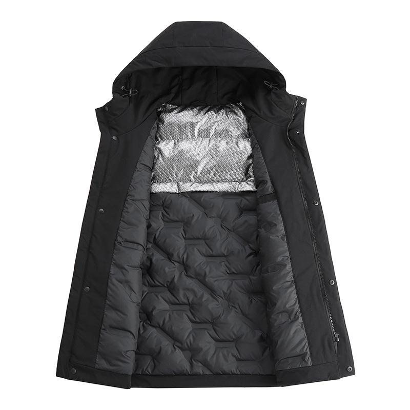 Men's 2024 Winter Short Down Jacket - White Duck Down, Korean Style, Fashionable, Youthful & Warm.