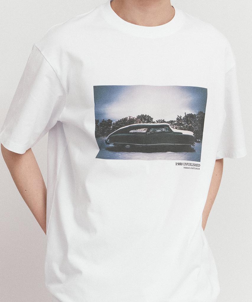 Iseuteulogeu Vintage Photo Piece T-Shirt_White