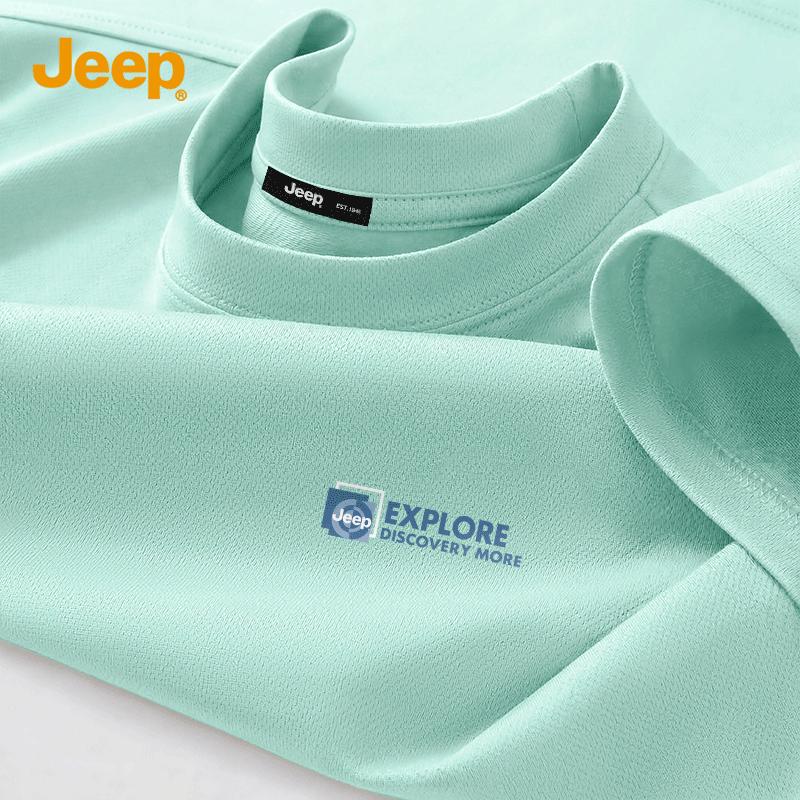 JEEP Men s Ice Silk Quick-Dry Short Sleeve T-Shirt L