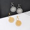 Hollow Geometric Ethnic Style Hollow Circle Earrings