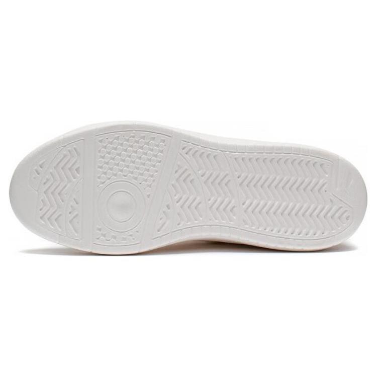 New LiNing Spike Years Anti Slip Wear Resistant Breathable Height Increasing Low Top Skateboard Shoes Women's Mist White AGCT148-2