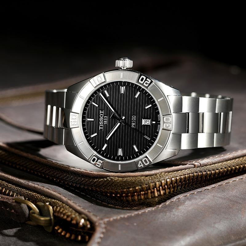 TISSOT Men's PR100 Collection Watch T101.610.11.051.00