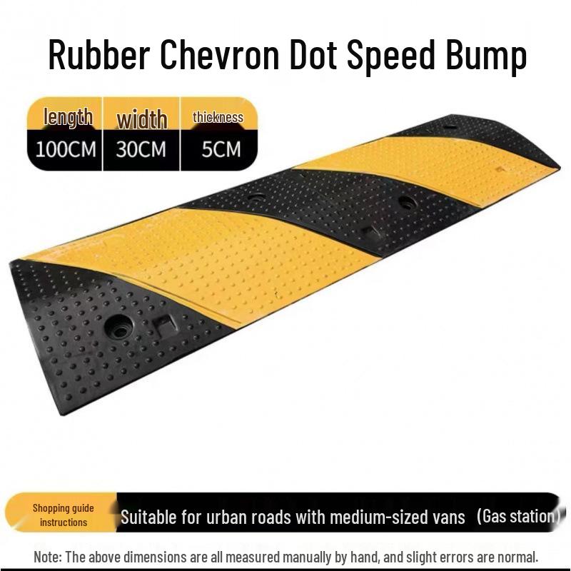 Rubber Speed Bump Cast Iron Ramp Plate