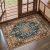 80*120CM Persian Crystal Velvet Floor MATS, Household Anti-slip Door MATS, Anti-slip Foot MATS, Suitable for Bathrooms, Bedrooms, and Doorways
