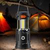 Camping Lantern 1200 MAh Hand Crank Lantern High Brightness Long-Lasting Portable Camp Gear For Survival Tent Power Outage