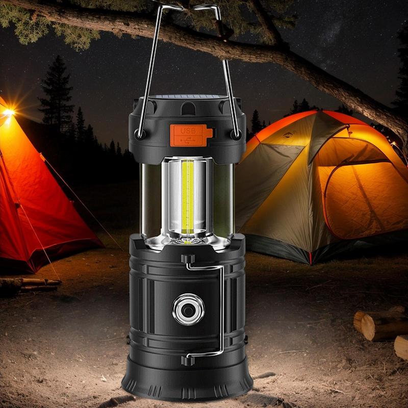 Camping Lantern 1200 MAh Hand Crank Lantern High Brightness Long-Lasting Portable Camp Gear For Survival Tent Power Outage