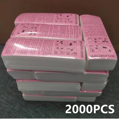 500/1000/2000 PZ Panni Corpo Non Tessuto di Alta Qualità Rimuovi Peli Rotoli di Carta Cerata Depilatoria Epilatore Strisce di Cera Carta 2#