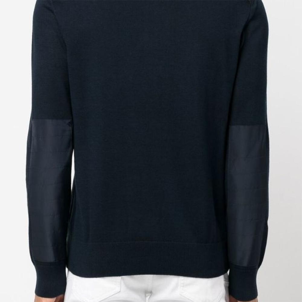 Polo Ralph Lauren Logo Embroidered Half-Zip Pullover Comfortable Warm Fitted Sweatshirt Men sweatshirt Navy-Blue 710858189-001