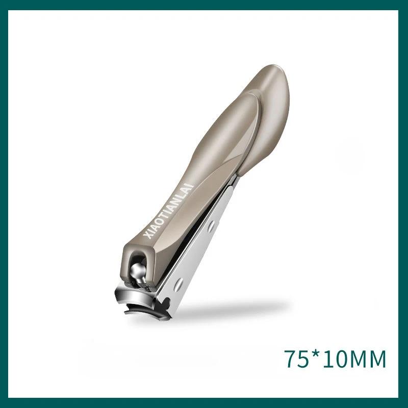 Stainless Steel Nail Clippers Sharpest Nail Cutter Duty Curved Edge for Adult Men Women Swing Out Nail Cleaner/File
