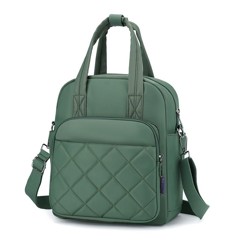 Nouveau sac à dos losange en fil brodé pour femmes, grande capacité, sac polyvalent, sac à main pour femmes, sac à dos bandoulière oblique