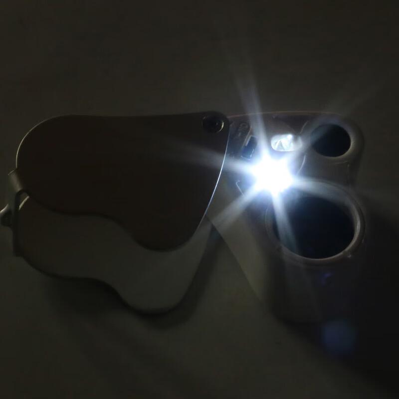 Miling Dual-Lens Pocket Magnifier with LED Light