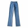 YPFF High Waist Slimming Flare Jeans – Women's Floor-Length Elastic Wide Leg Pants