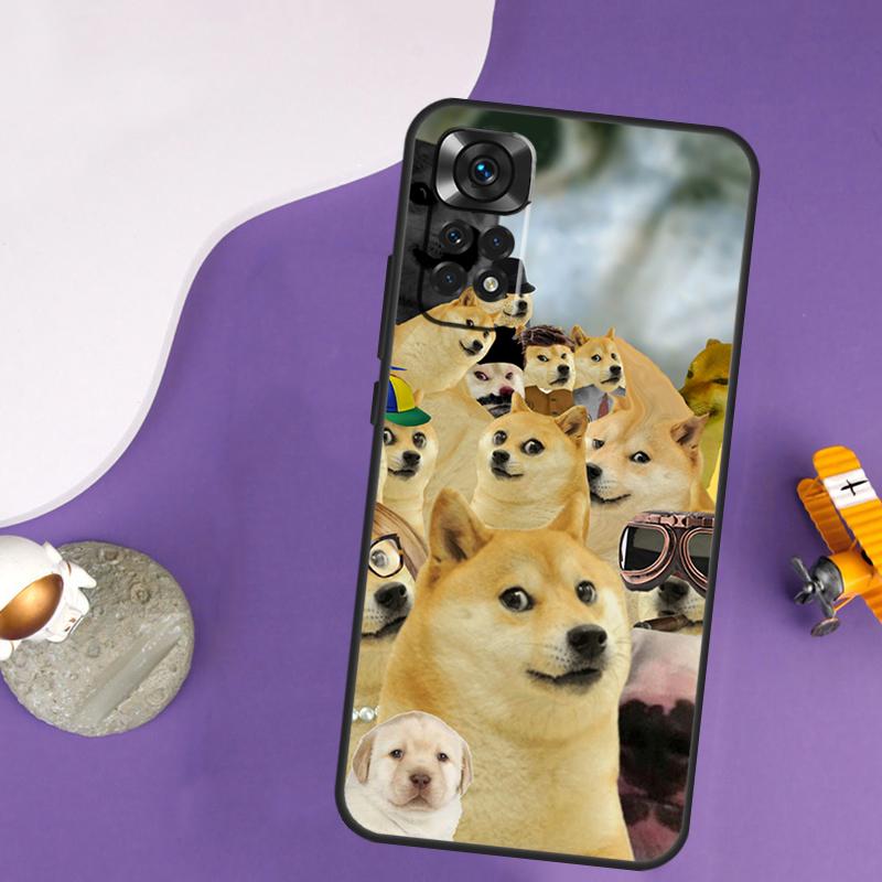 Doge Dog Cheems Meme Case For Xiaomi Redmi Note 13 Pro 14 12 9 10 11 Pro 10S 11S 12S Redmi 10C 13C 14C 12C Cover