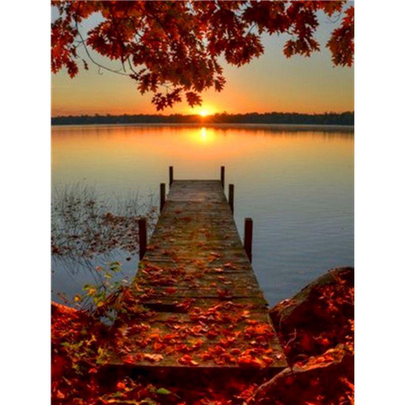 Diy 5d Diamond Painting Scenery Rhinestones Pictures Landscape Diamond Mosaic Cartoon Handwork Rhinestone Art